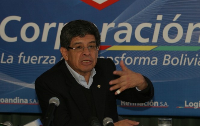El presidente de YOPFB, Carlos Villegas. Foto: ANF