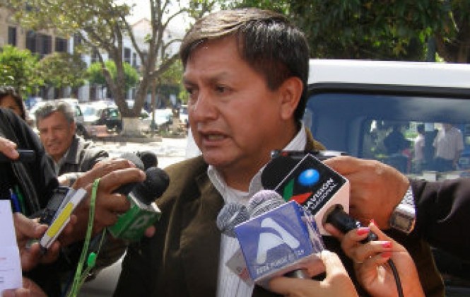 El Alcalde de Sucre, Moisés Torres. Foto: ANF