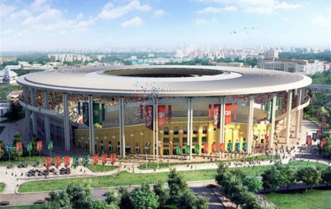 Estadio Olímpico Luzhniki de la ciudad de Moscú. Foto: artigoo:com