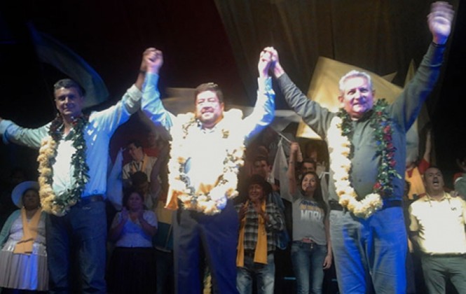 El binomio de Unidad Democrata. Foto: ANF