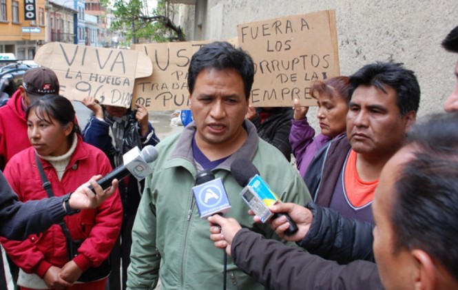 Trabajadores de Punto Blanco. Foto: ANF