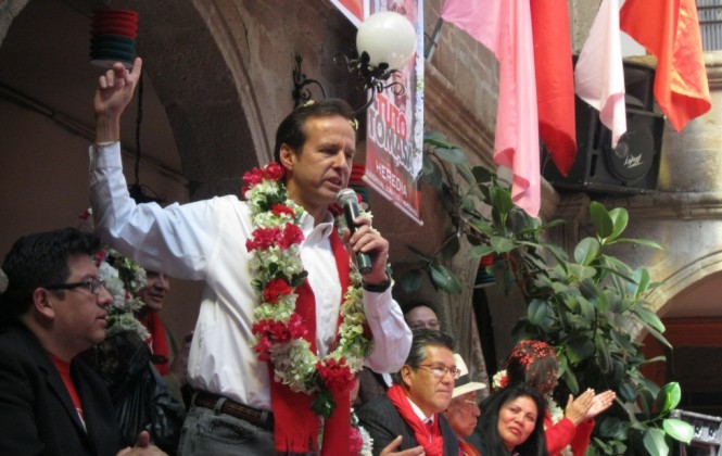 El candidato a la presidencia por el PDC, Jorge Quiroga/Foto archivo ANF.