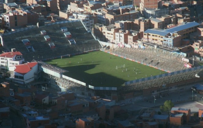 Estadio Libertador Simón Bolívar de la zona de Tembladerani. Foto: soccerway.com.