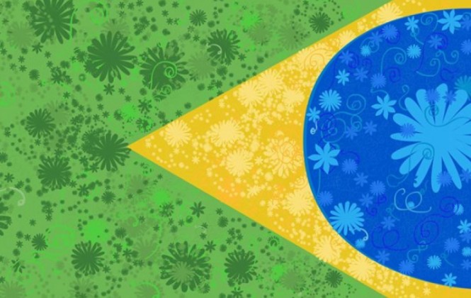 Ilustración de la bandera brasileña. Foto: ANF