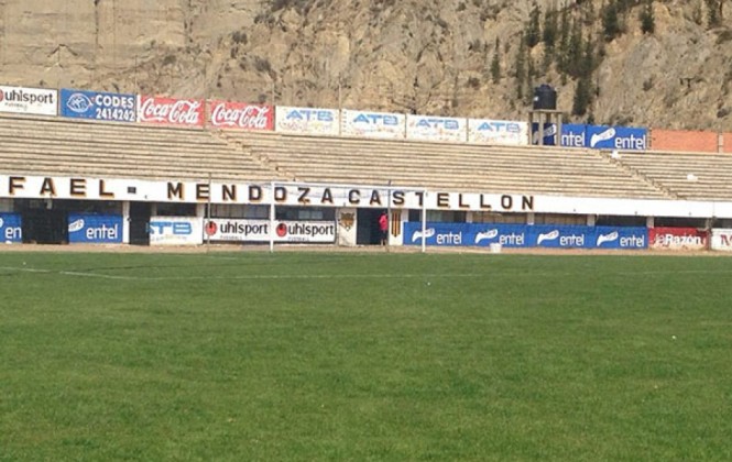 Estadio Rafael Mendoza de la zona de Achumani. Foto:futbolmania/facebook.