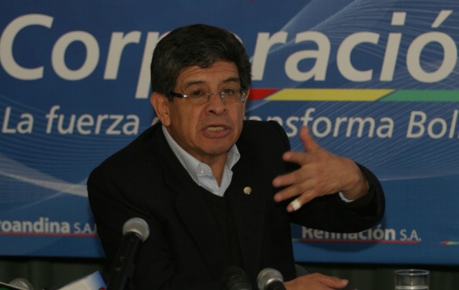 El presidente de YPFB Carlos Villegas Foto: ANF