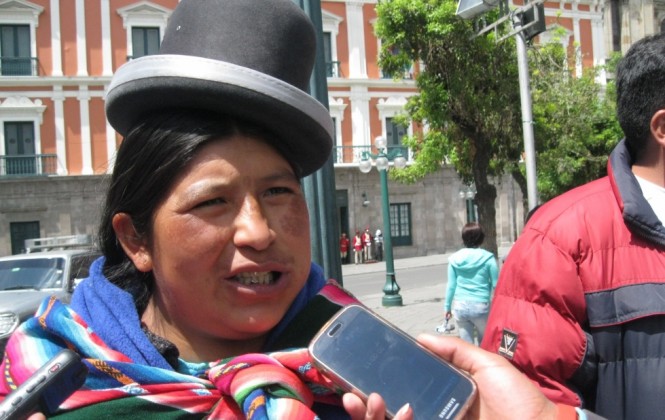 La vicepresidenta del MAS, Concepción Ortiz/Foto ANF.