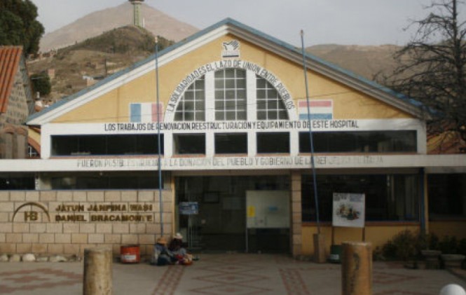 Hospital Bracamonte en Potosí  Foto: ANF