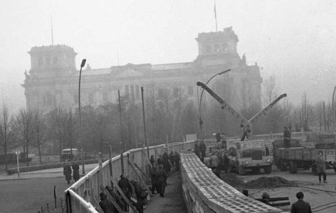 El muro de Berlín. Foto: La Nación