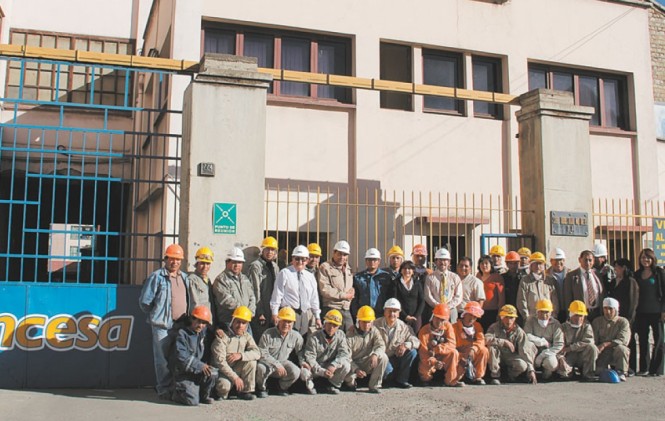 Trabajadores de la planta SIMSA, Avena Princesa. / Foto: eco-agri-mipimes.blogspot.com