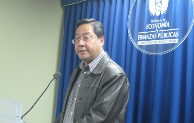 El ministro de Economía, Luis Arce/Foto ANF.