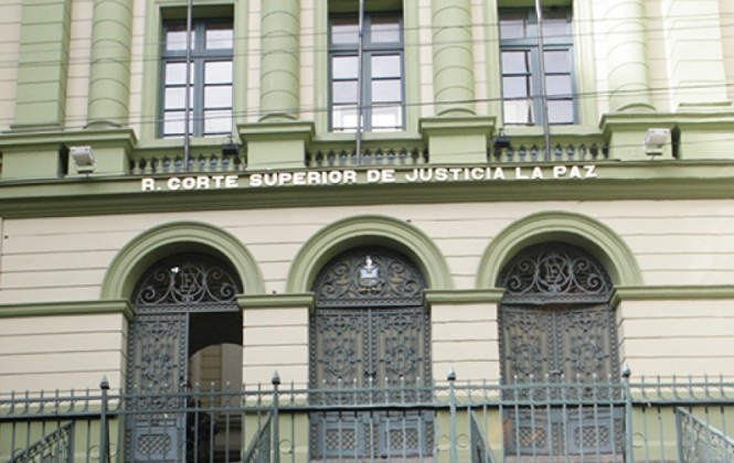 Tribunal Departamental de Justicia de La Paz donde se encuentra oficinas del REJAP/ Foto ANF.
