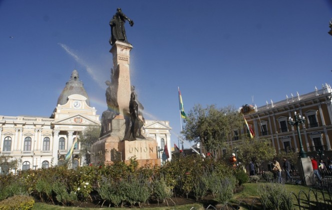La plaza Murillo/Foto archivo ANF.