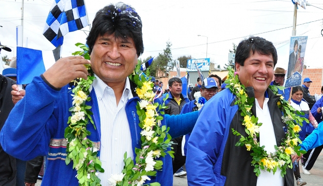 Evo cierra campañas en todo el país. Foto: MAS El Alto