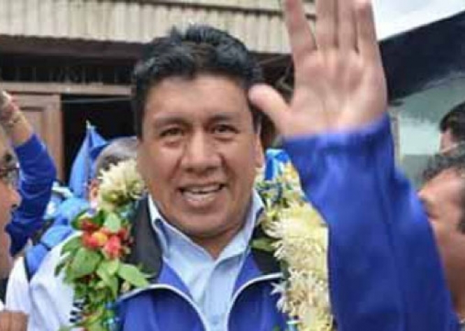 El alcalde electo del municipio de Sucre, Iván Arciénaga