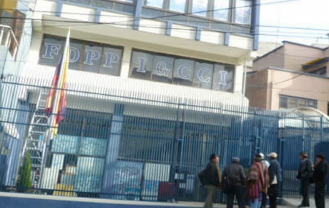 El edificio del Fondo Indígena en La Paz. Foto: Archivo