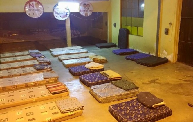 Albergue transitorio de invierno - Foto: Secretaria Municipal de Desarrollo Social GAMLP