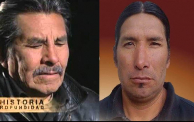 Felipe Quispe (izq) y su hijo Ayar Quispe Quispe.