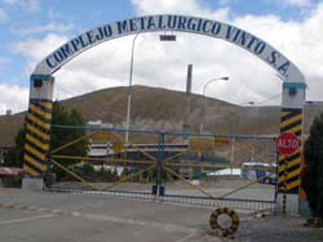 La empresa Metalúrgica Vinto                      Foto: economiabolivia.net