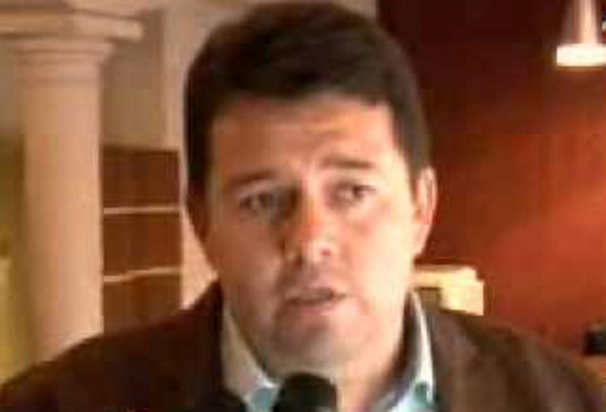 El diputado del Movimiento Nacionalista Revolucionario (MNR), Erick Morón     Foto: Captura Gigavisión