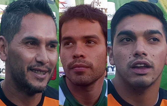 Vaca, Sánchez y Zamora muestran la fusión de juventud y experiencia en la selección boliviana.   Foto: ANF