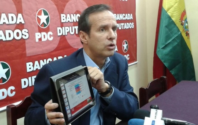 Jorge Quiroga está fuera del país. Foto: ANF