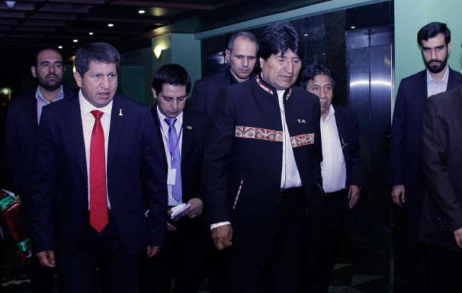 Comitiva boliviana presente en la III Cumbre de países productores de gas. Foto: ABI.