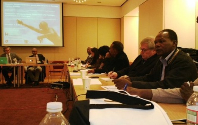 El simposio de representantes de los afrodescendientes realizado en la universidad de Harvard. Foto: Jorge Medina.