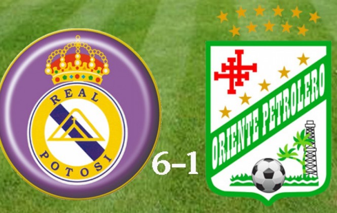 Real Potosí humilla a Oriente Petrolero con un 6-1.    Foto ANF