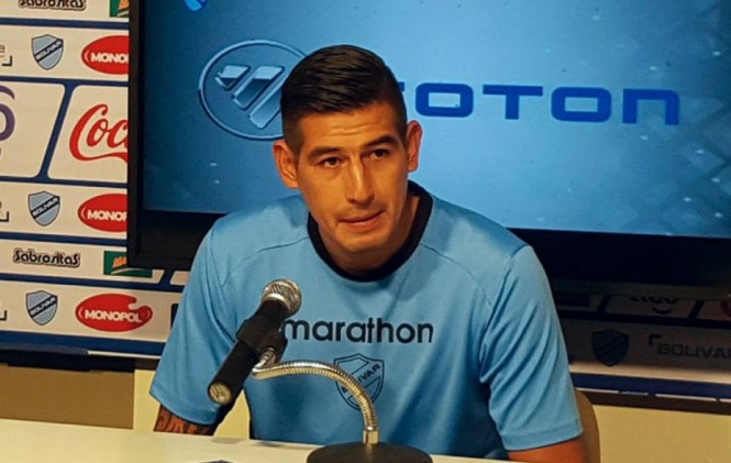 El defensor del club Bolívar, Ronald Eguino.     Foto: ANF