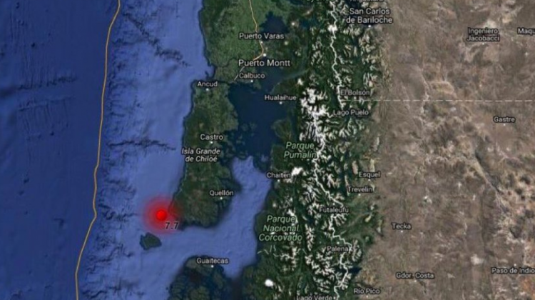 Sismo de intensidad se produce en regiones costeras de Chile. Foto: El tribuno