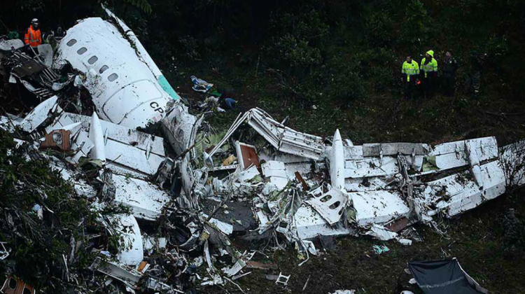La aeronave de LaMia se estrelló antes de llegar Medellín, el saldo de muertos 71. Foto: Archivos