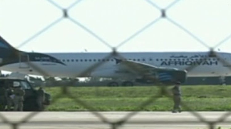 Una aeronave de Afriqiyah Airway fue secuestrado. (Captura de pantalla: CNN)