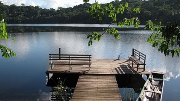 La laguna Chalala en medio del Madidi, el pueblo de San José de Uchupimonas se ha convertido en guardián del parque nacional. Foto: archivo