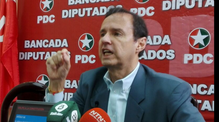 El expresidente y líder del PDC, Jorge Tuto Quiroga: Foto: ANF