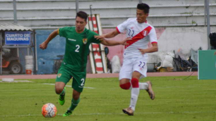 Bolivia se impuso 2-0 a Perú en el Sudamericano Sub-20 Foto: @deportetotal_bo