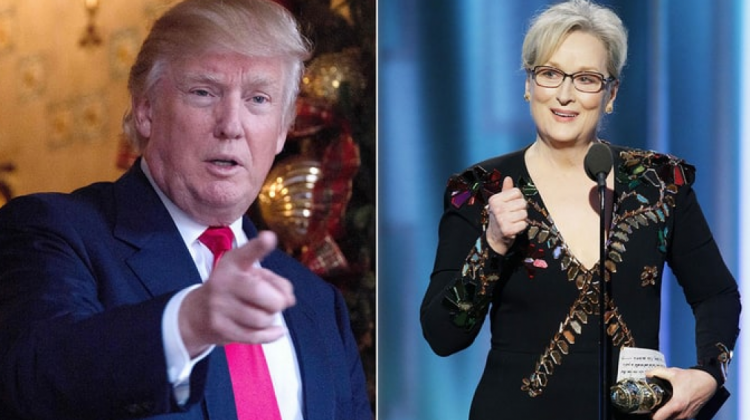 Donald Trump polemizó con la actriz Meryl Streep.
