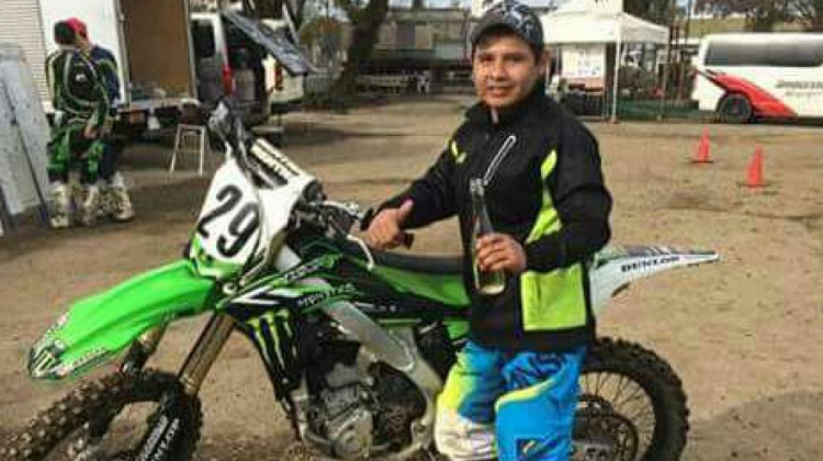 Fernando Panduro conducía la moto y perdió la vida en el accidente. Foto: Facebook.