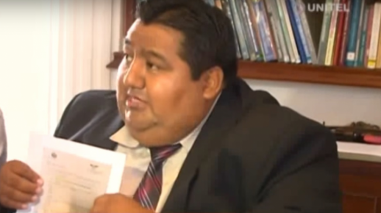 Abogado Guido Colque. Foto: Captura de pantalla