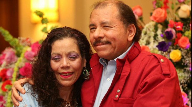 La pareja presidencial de Nicaragua. Foto: Canal 6 de Nicaragua