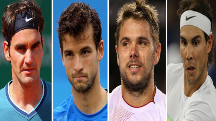 Roger Federer, Grigor Dimitrov, Stanislas Wawrinka y Rafael Nadal pelearán un pase a la final del Abierto de Australia.   Foto: Internet