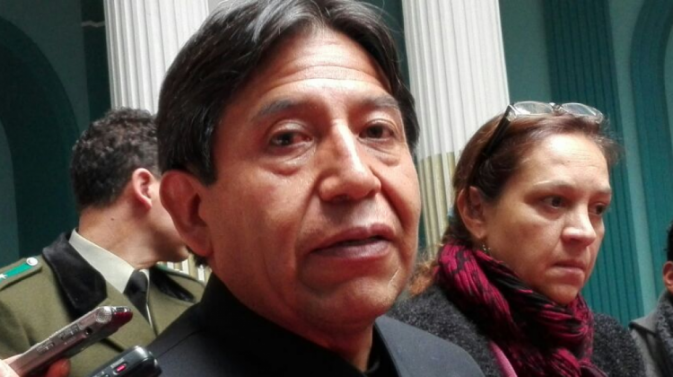 El canciller del Estado, David Choquehuanca. Foto: ANF
