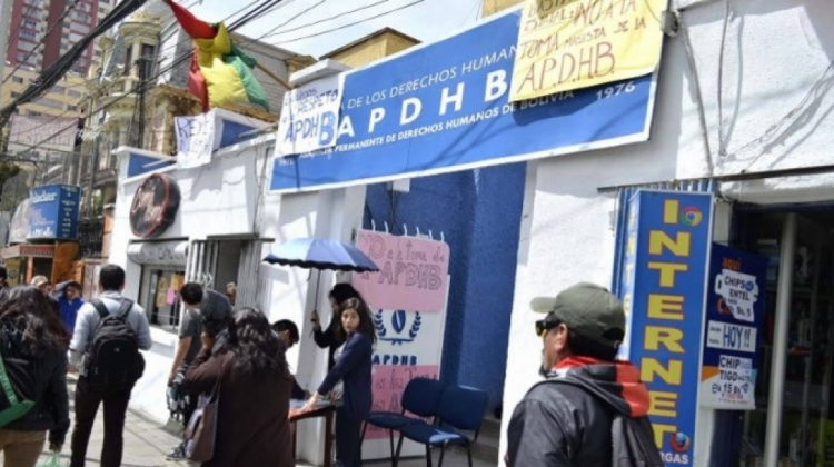 Asamblea Permanente de Derechos Humanos de Bolivia . Foto: Correo del Sur