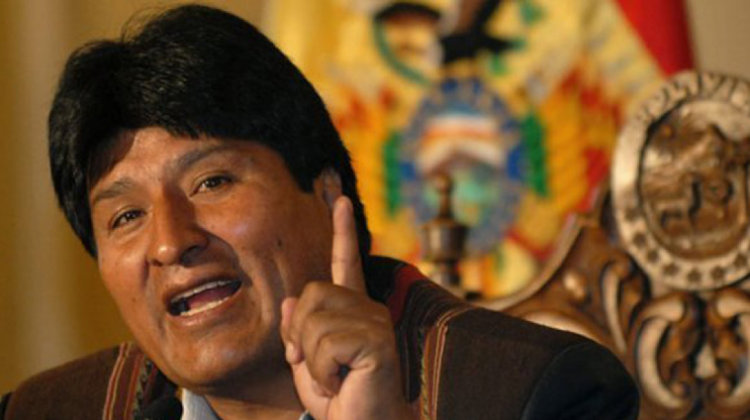 Evo Morales, presidente de Bolivia. Foto archivo: La República