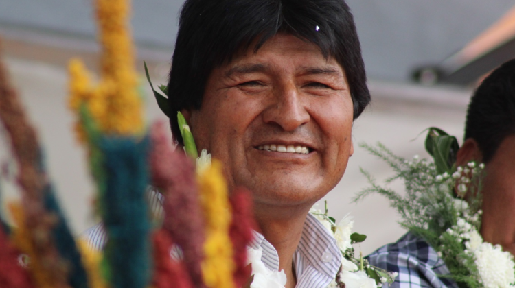 Evo Morales. Foto archivo: Abi