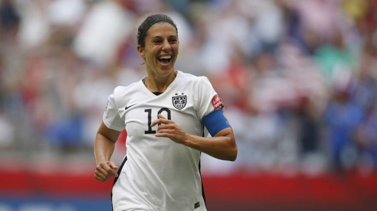 La futbolista estadounidense Carli Lloyd.   Foto: today.com
