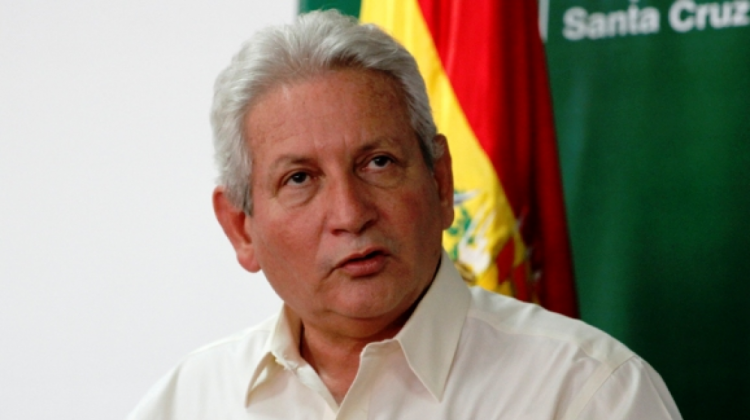 El gobernador de Santa Cruz, Rubén Costas. Foto: Archivo