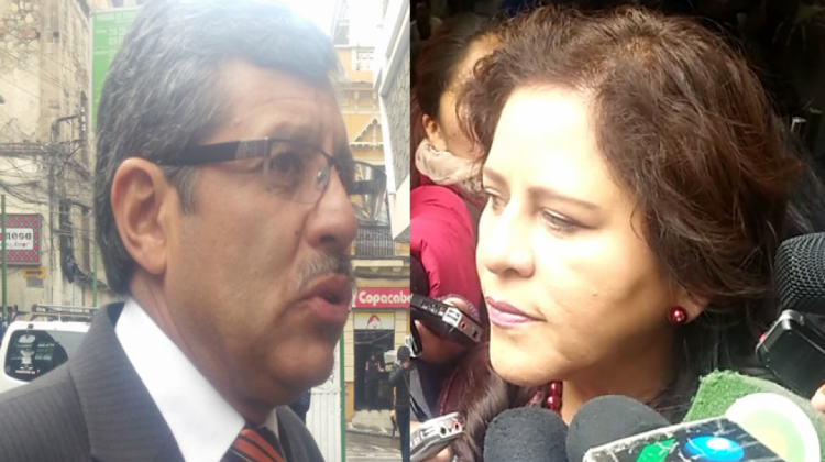 Los abogados Karlo Brito y Mary Carrasco intercambiaron insultos por caso Porvenir. Foto: ANF