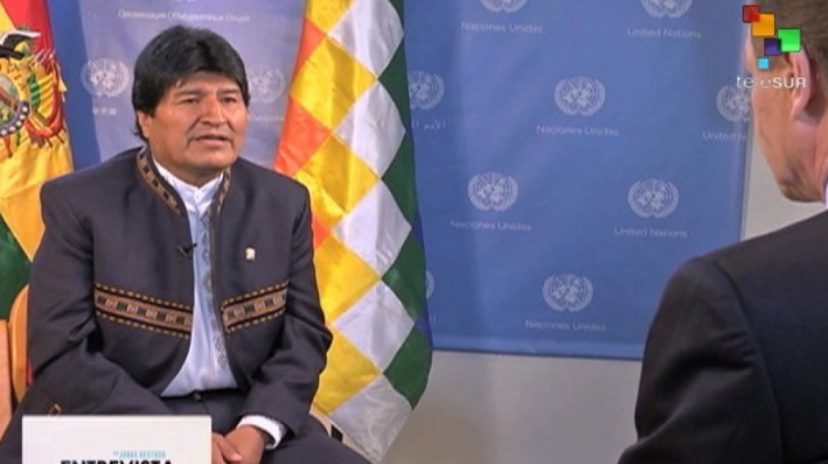Presidente Evo Morales. Foto: Telesur