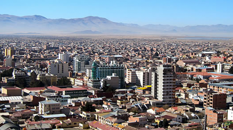 Ciudad de Oruro. Foto: EA Bolivia